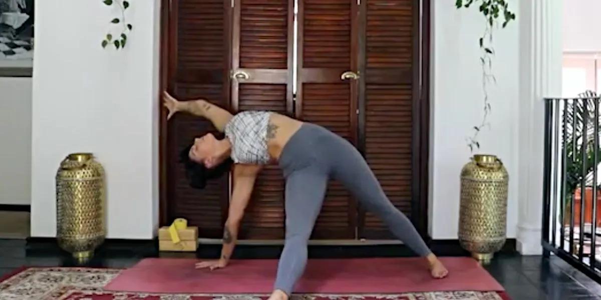 Extended Triangle Pose